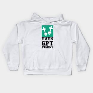 Even GPT Trains Kids Hoodie